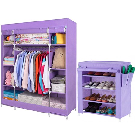 Комплект шкафов, фиолетовый